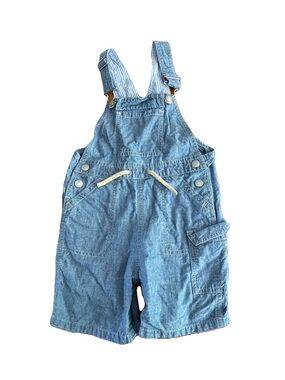 Vintage Tommy Hilfiger Denim Shortalls Toddler 18-24 Months Carpenter Overalls